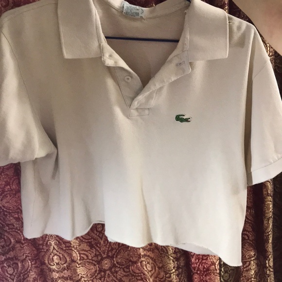 Lacoste Tops - Cropped Lacoste Polo Lacoste Tops - Cropped Lacoste Polo